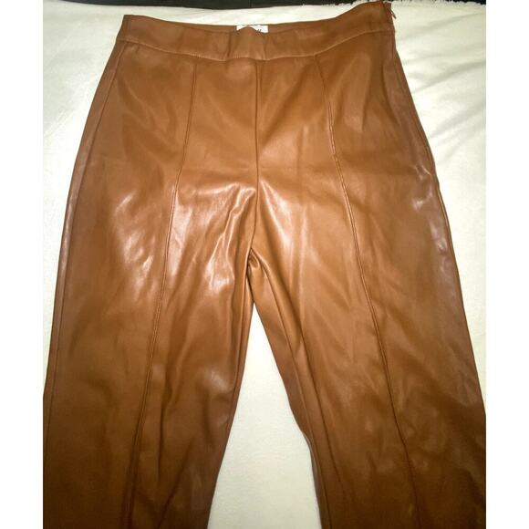 Womens Princess Polly Faux Leather Flare Pants Size 6 - Picture 4 of 7